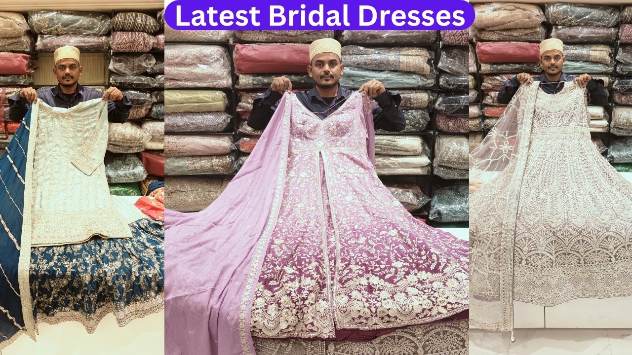 hyderabad bridal dresses BEST Prices Farshi Garara Long Koti Charminar Wedding Shopping