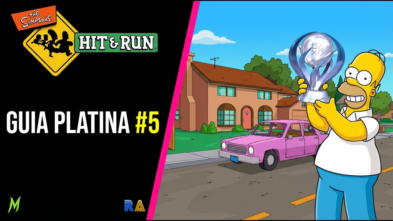 GUIA PLATINA #5: Simpsons Hit & Run - Introdução ao 100%