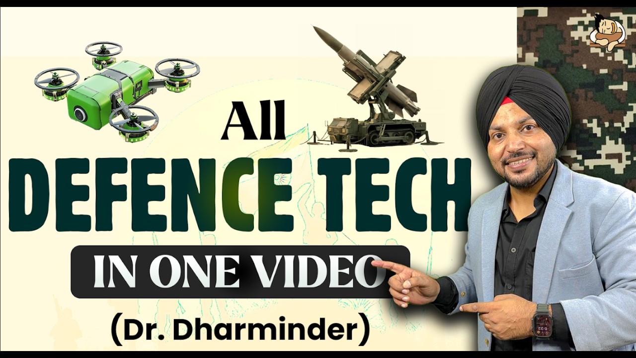 Defence Technology for UPSC Prelims | Missiles, Submarines, Drones, S400, BrahMos, Agni Explained