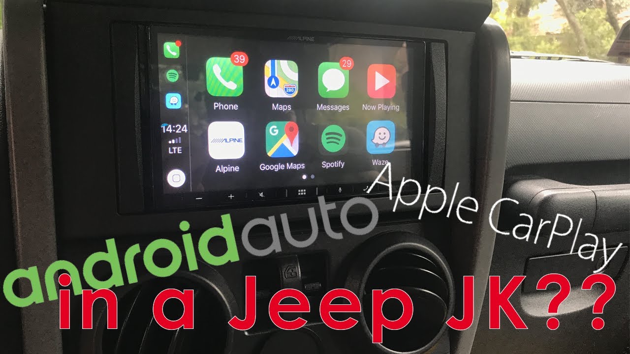 Apple CarPlay in a Jeep! | Alpine ILX-W650 Installation | Jeep Wrangler JK