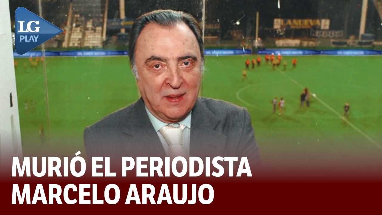 El icónico locutor de fútbol argentino, Marcelo Araujo, falleció a los 78 años