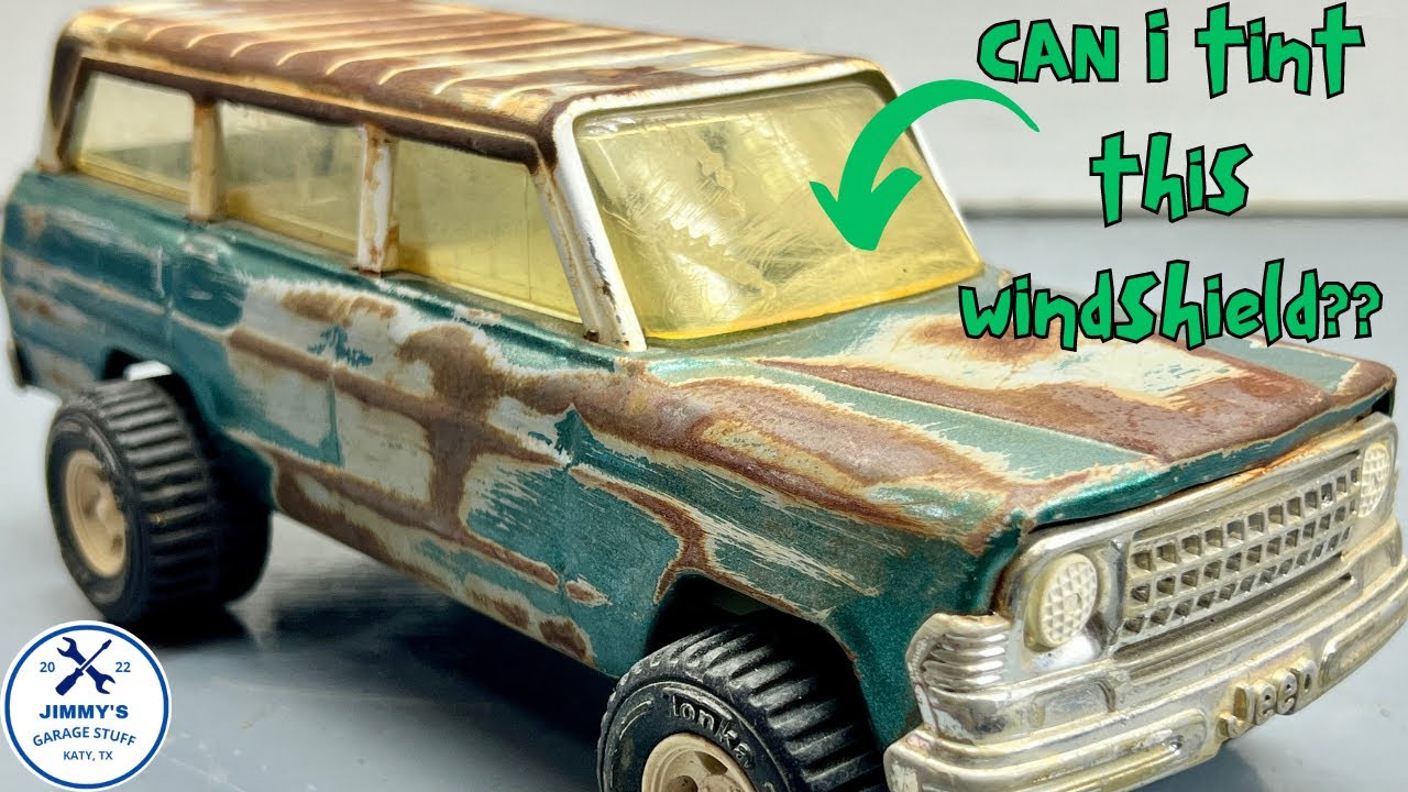How to Restore a 1970s Tonka Jeep Chief Cherokee with Tinted Windows!! Custom Restoration!!
