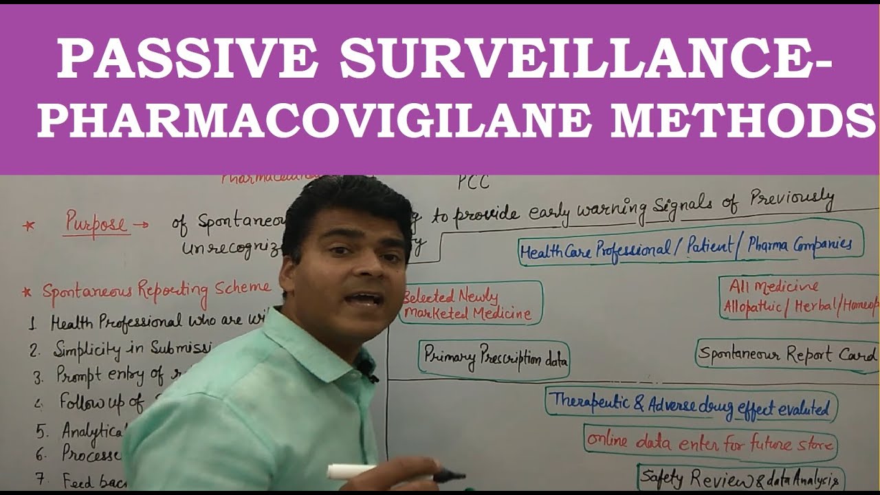 Pharmacovigilance Methods Types |  Passive Surveillance | Spontaneous reports and case series | MCQ