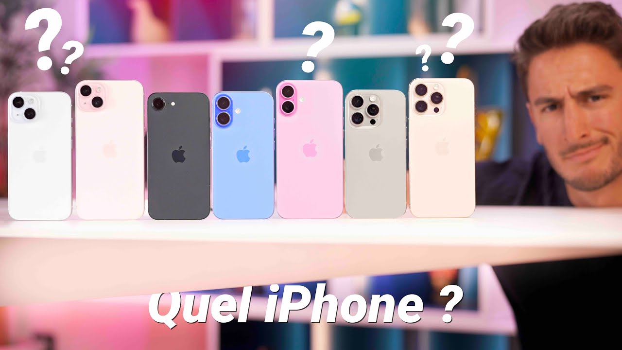 Quel iPhone choisir ? (mi-2025)