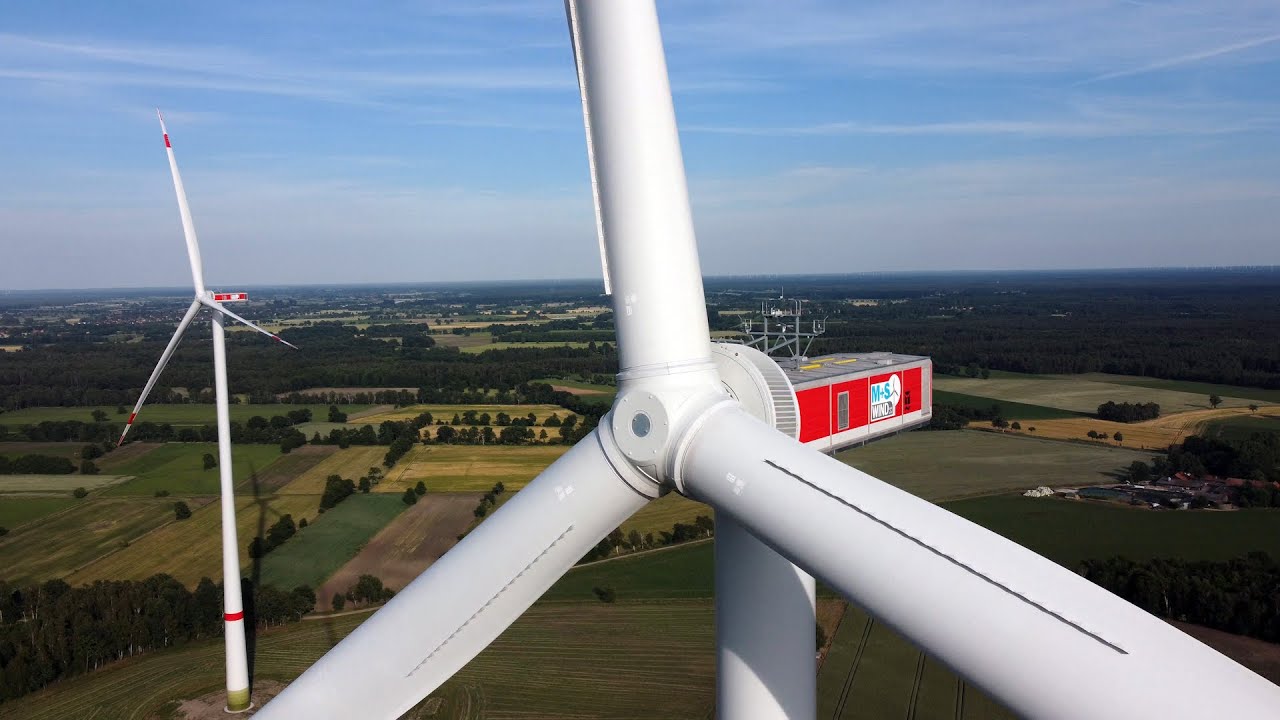 Windpark Hämelhausen - Enercon E-160 EP5 E3 (mit E-Nacelle) in Betrieb