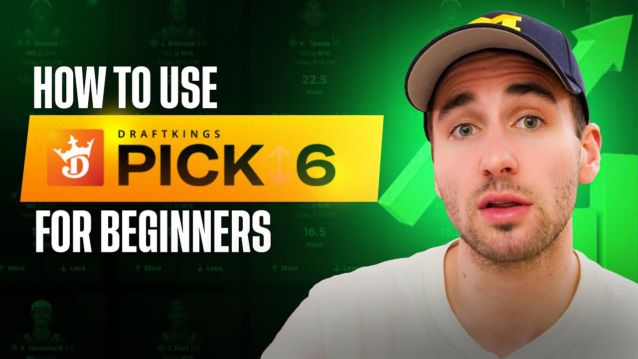 DraftKings Pick 6 Tutorial: How to Make Money (PrizePicks but BETTER!)