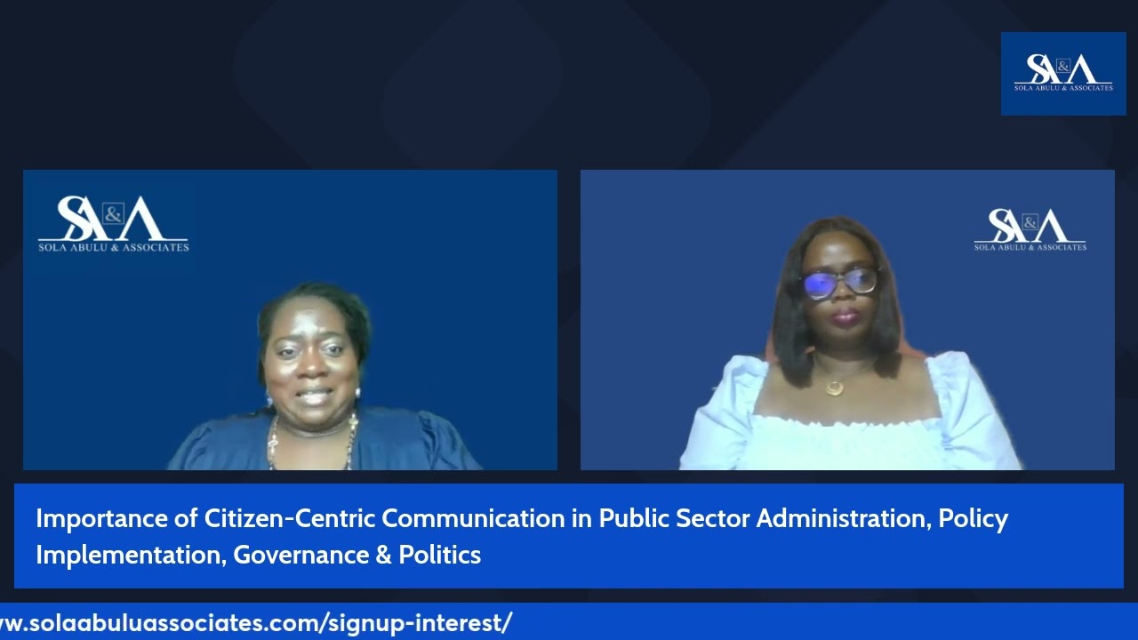 Importance of citizen-centric communication in public sector administration, policy and governance