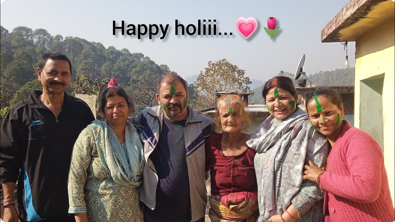 Happy holii....💗🌷gaau ki Holi....💗🤩vlog 113...✨bua log aaye Holi ke shubh tyohar par...😌🌷