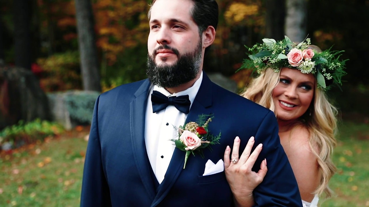 Amazing Fall Foliage Wedding in Maine~ Fuschia & Brandon