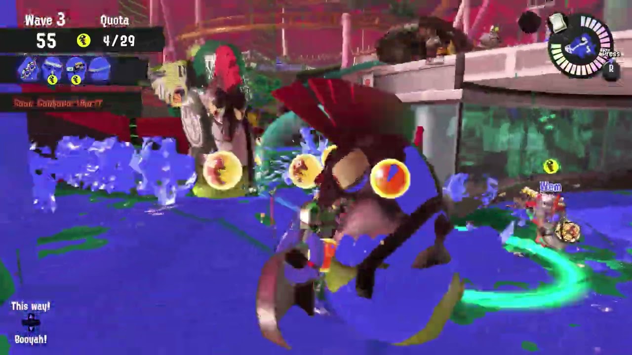 Splatoon 3: Big Run #1 (Wahoo World) [High Score: 116 Golden Eggs]