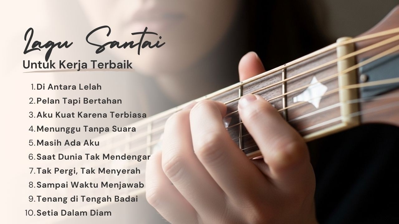 🎶 MUSIK LATAR KHUSUS KERJA | ROCK MELLOW BIKIN TENANG