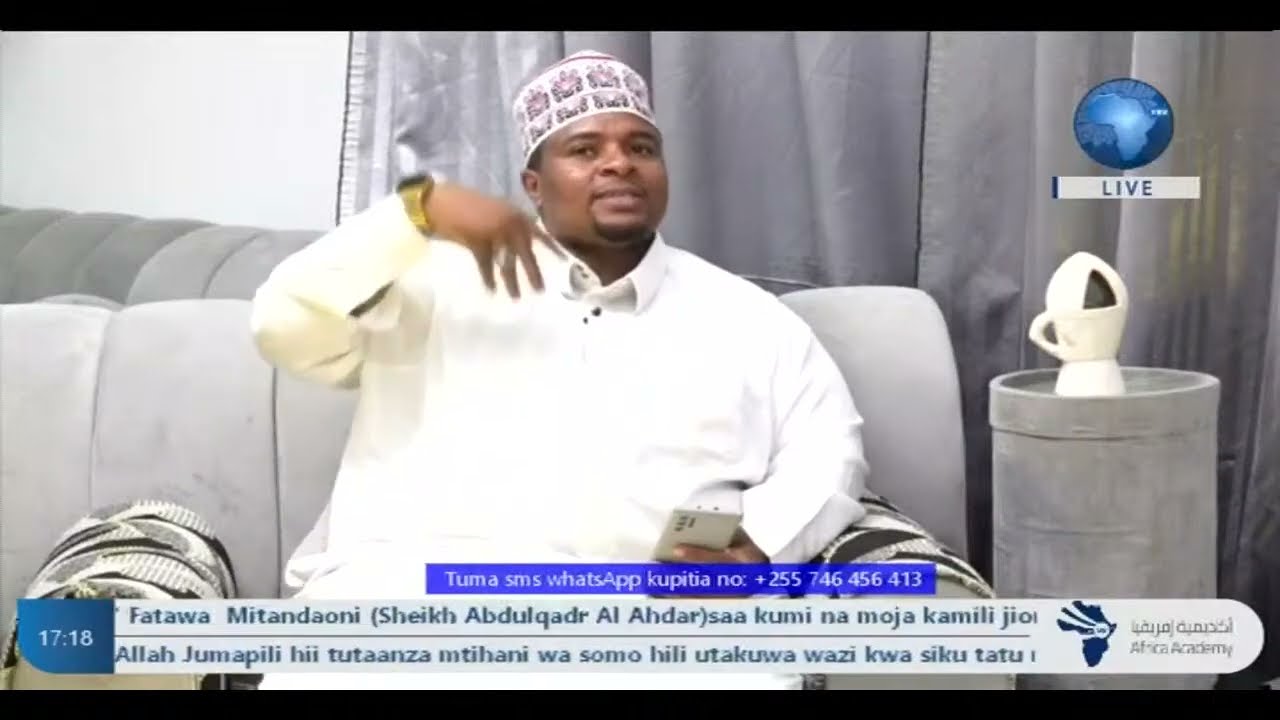 🔴#LIVE: SHEIKH ABDULQADIR AL-AHDAL KIPINDI -FATAWA MITANDAONI NDANI YA AFRICA TV2 JAN 23 ,2025