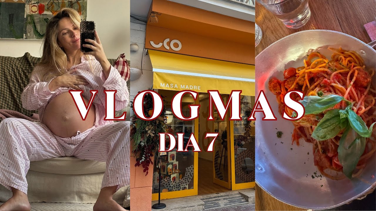 VLOGMAS 7 - HAUL ZARA, RECADOS, PASTA 🍝  y PANETTONE ❤️ | Julia March
