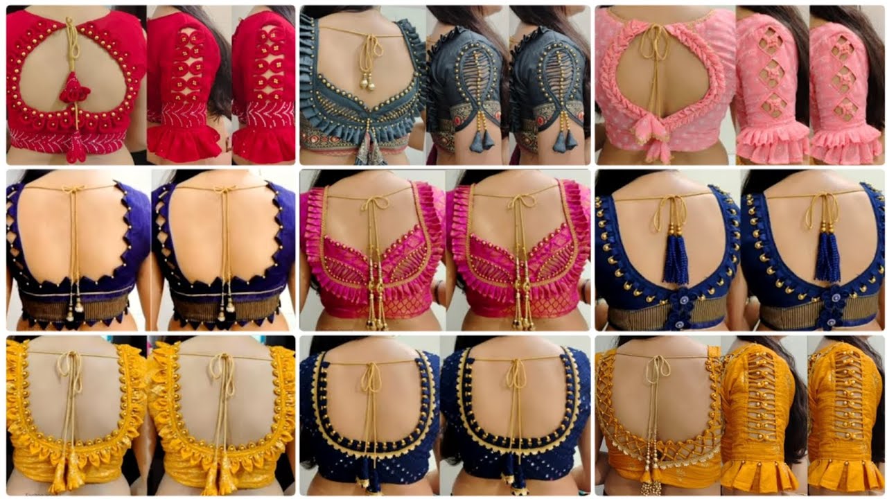 new blouse design 2024 ll blouse back neck design ideas ll blouse ka design ll