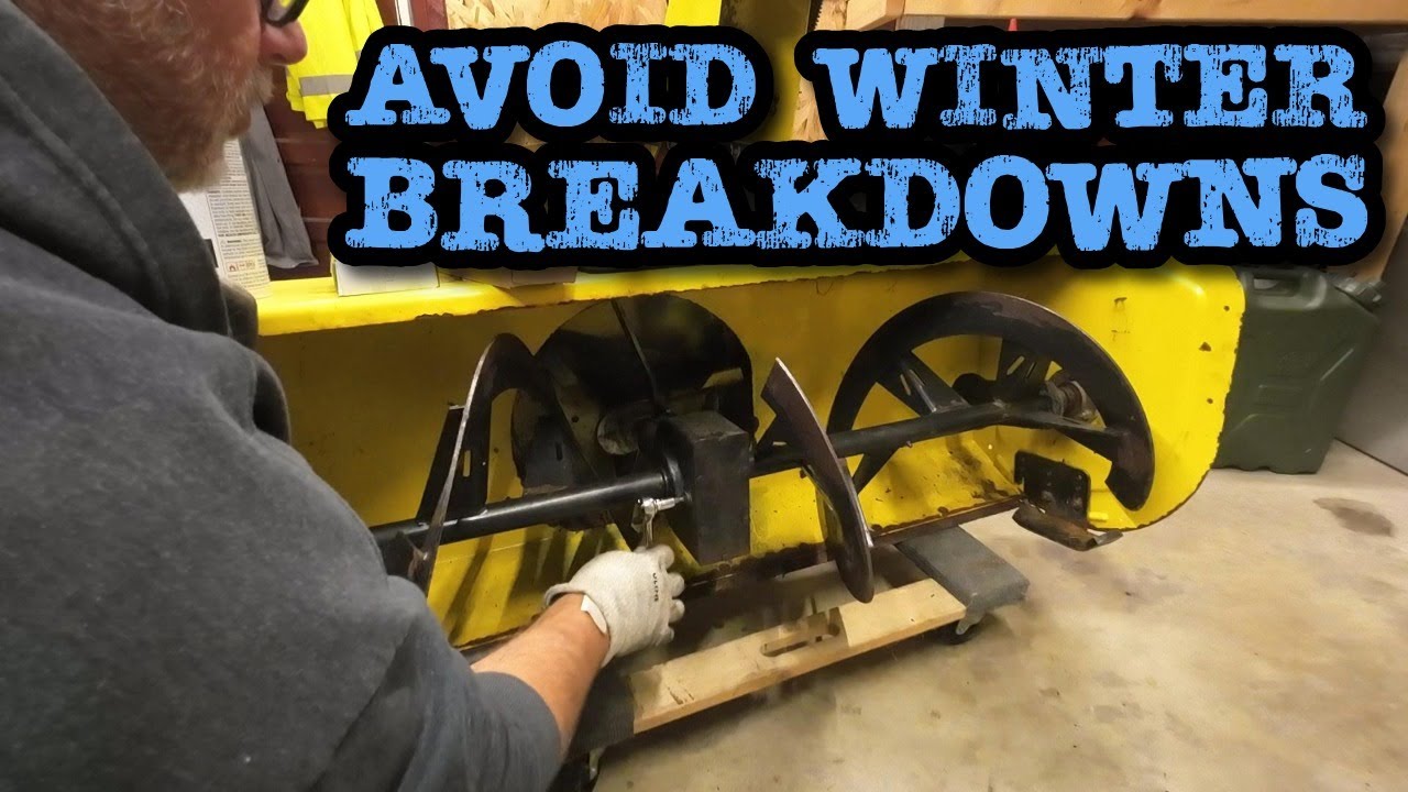 John Deere Snowblower Maintenance BEFORE Winter Hits