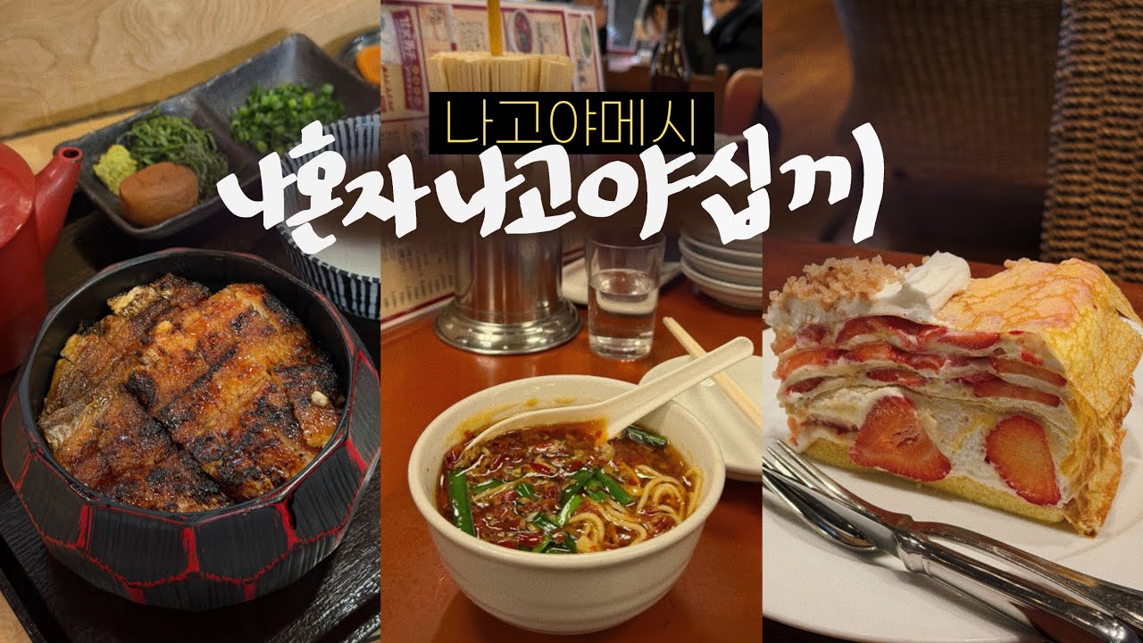 나혼자 나고야 10끼🍚나고야에서 꼭 먹어야 하는 것들 (나고야 여행 브이로그)