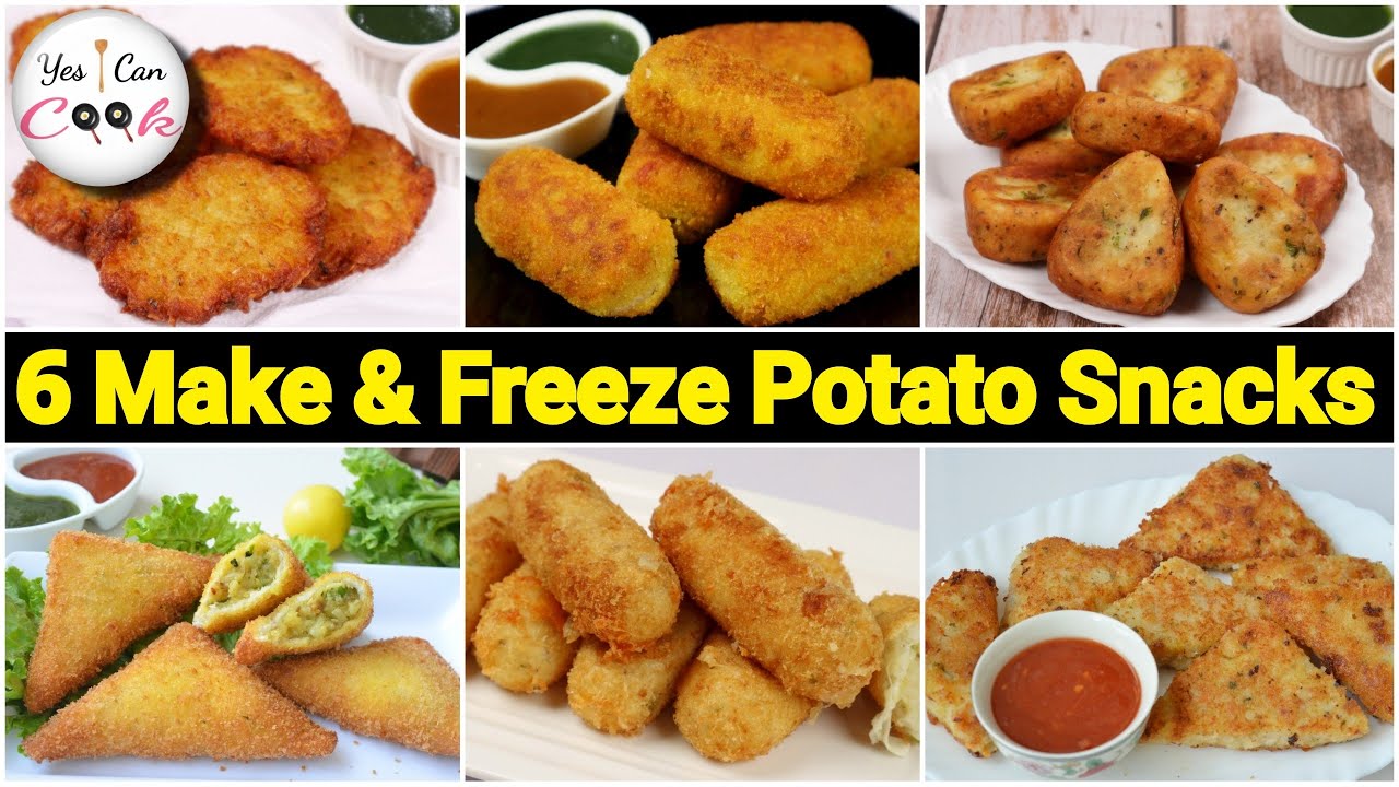 6 Make & Freeze Potato Snacks ❗ Ramadan 2022 Special by (YES I CAN COOK)