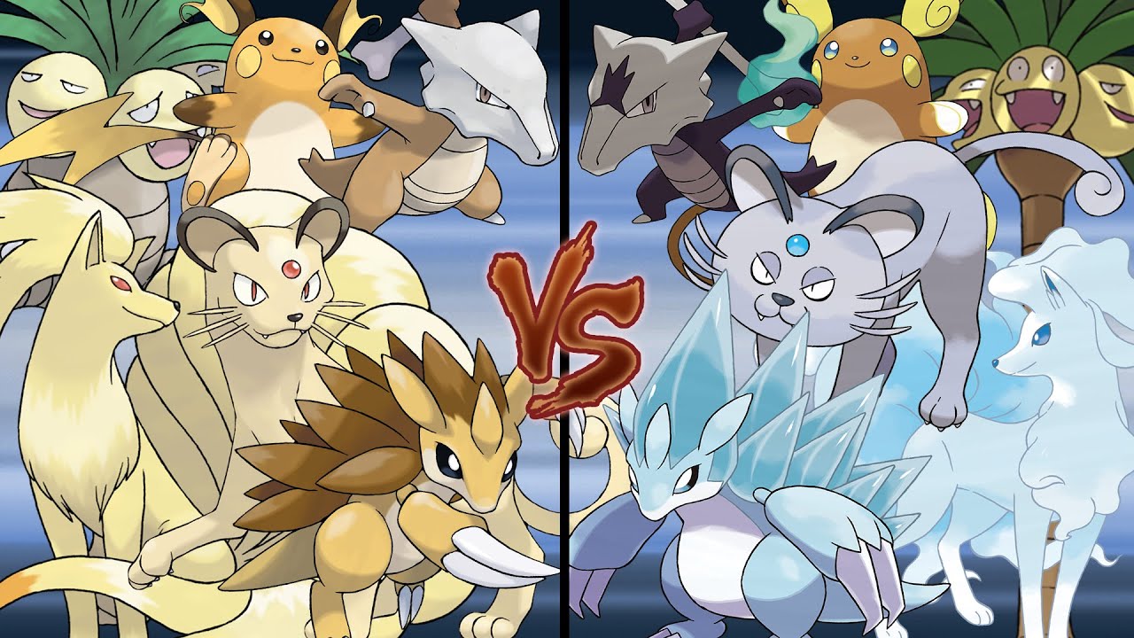 Pokemon Battle Of Regions: Kantonian Vs Alolan (Sword and Shield)