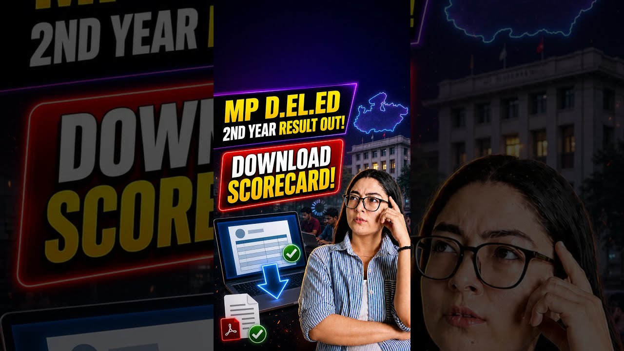 MP D.El.Ed Result 2026 Out: Roll Number, Chance Selection and Scorecard Process Explained
