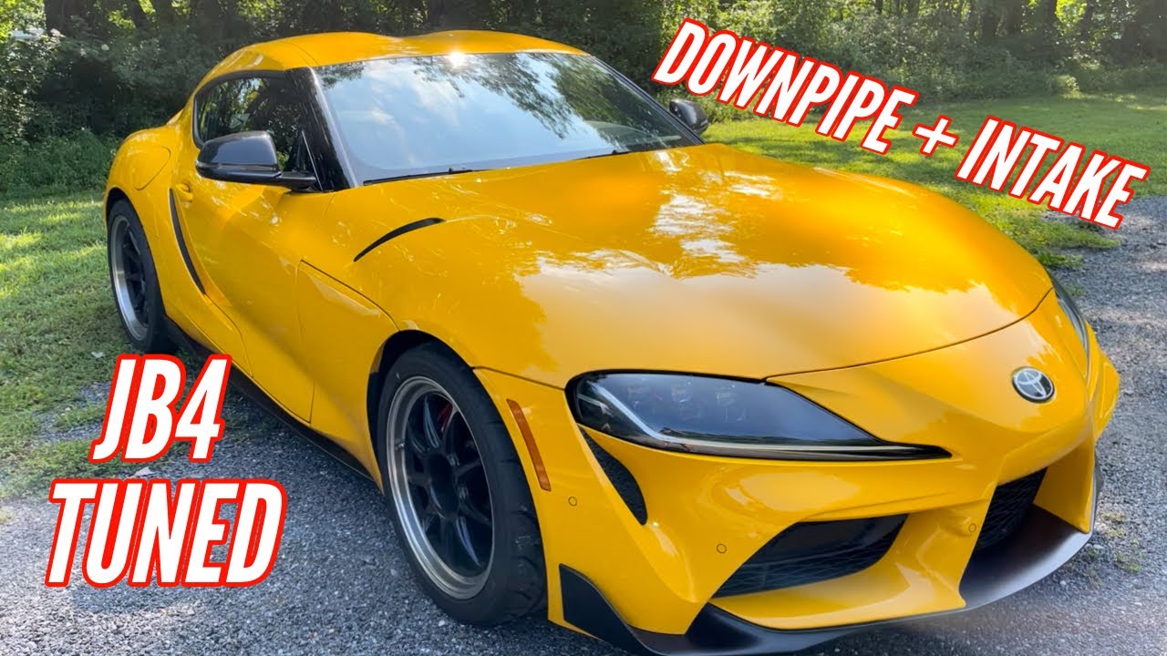 The GR Supra RETURNS... this time with MODS! | JB4 Tuned, Intake, MXP Catted Downpipe