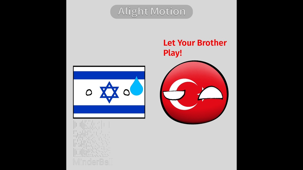 LET YOUR BROTHER PLAY! #countryballs #fyp #trend #viral #turkey #israel #palestine