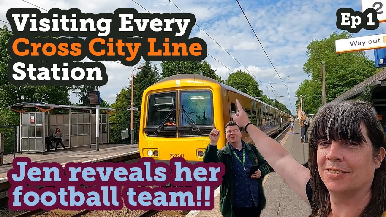 Jen Reveals her Football Team - Visiting Every Station on the Cross-City Line - Episode 1