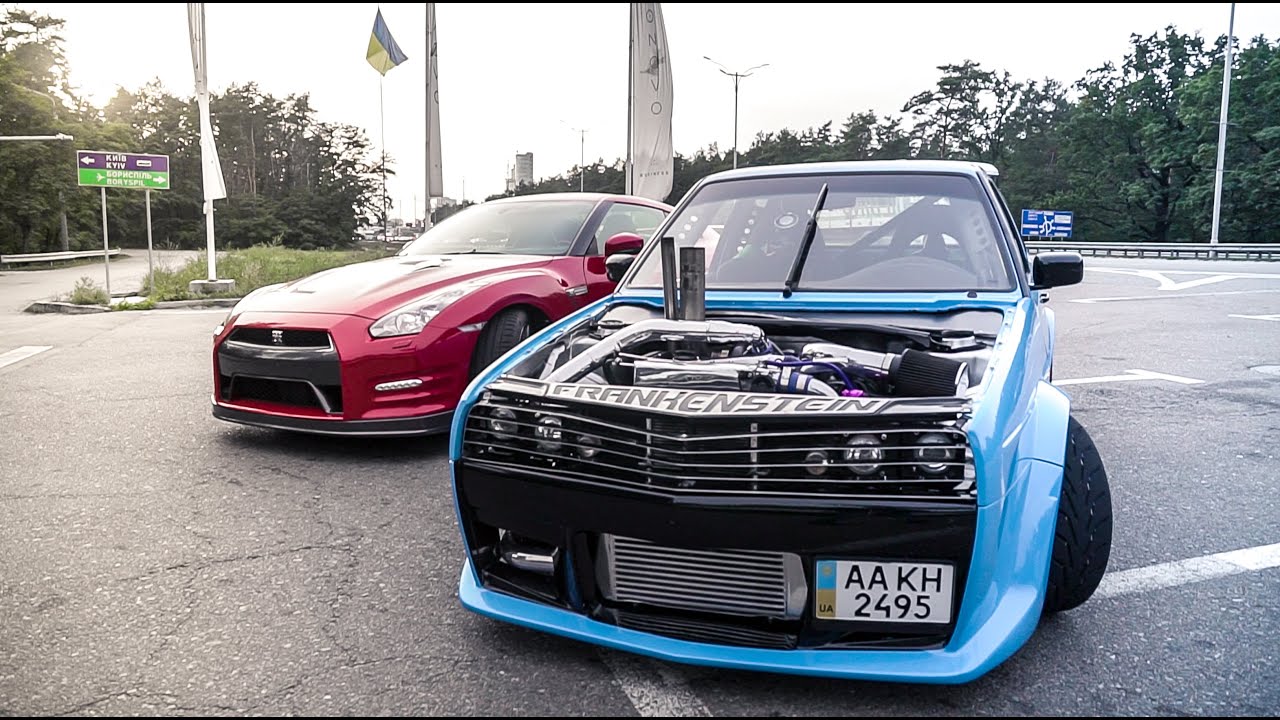 Работяга на Golf 86 года наказывает GT-R!