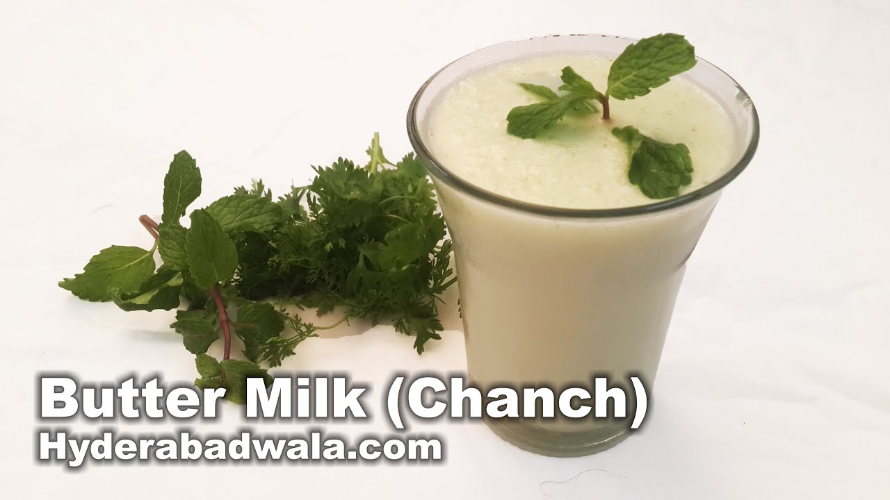 Butter Milk Recipe Video &ndash; How to Make Hyderabadi Chanch / Chaas &ndash; Easy & Simple