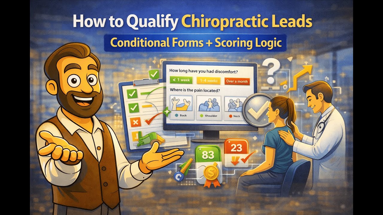 How to Qualify Chiropractic Leads Using Conditional Forms & Scoring Logic (Gohighlevel)