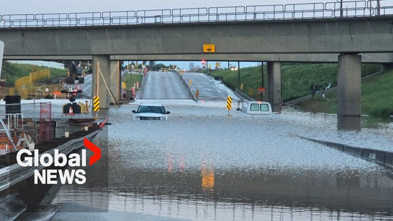 Edmonton smashes its summer rainfall record &mdash; and it isn&rsquo;t even August
