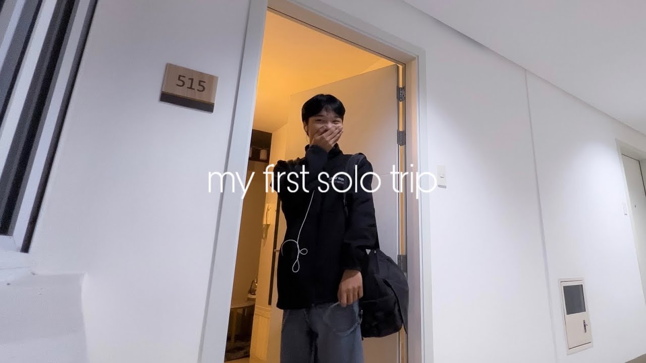 traveling ALONE for the first time | an out of town trip