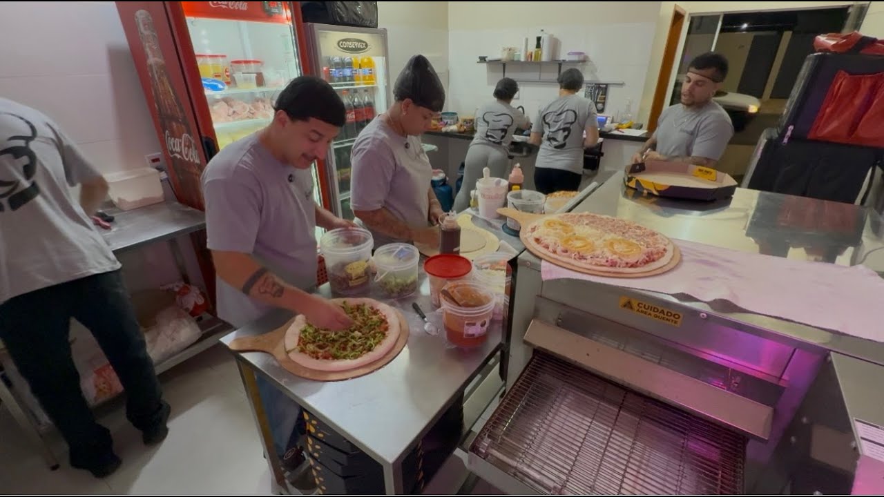 SÁBADO NA PIZZARIA AO VIVO + (movimento começou a melhorar)