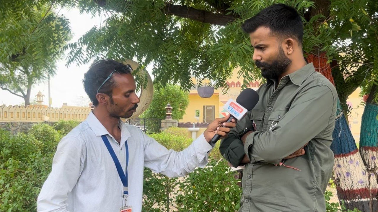 असली नेता ङुप्लीकेट विकास ? आहोर के चुण्ङा की खबर लगने के बाद रघुवीरसिह निम्बला पहुचे गॉव काम चालु।