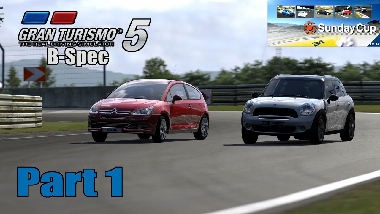 Let's Play Gran Turismo 5 [B-Spec]: Sunday Cup (Part 1)