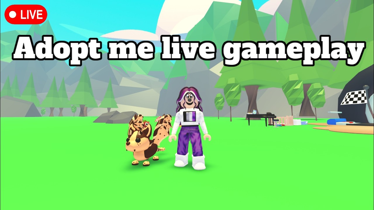 Streaming Adopt me gameplay