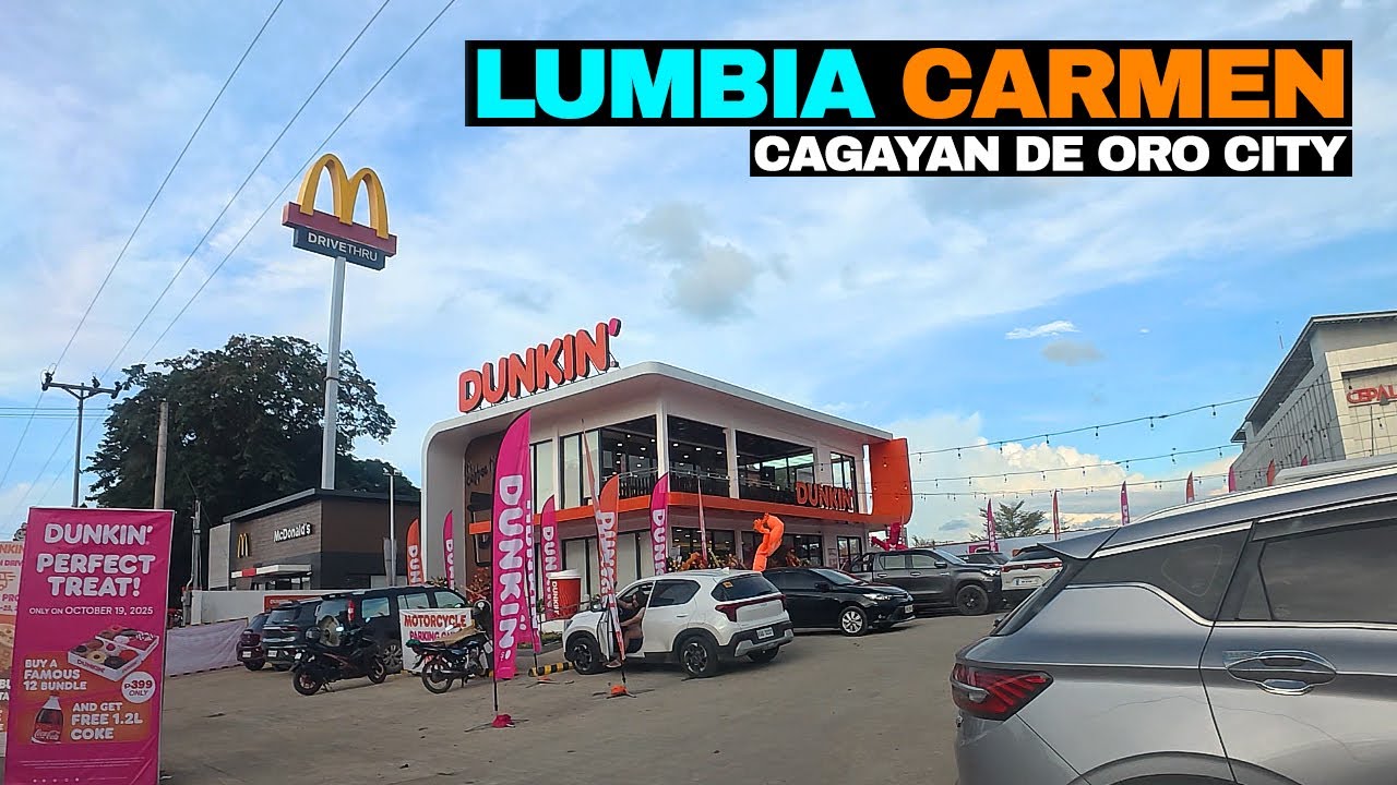 Stopover at the NEWEST & BIGGEST Dunkin Donut Store in CDO! Lumbia to Carmen Drive