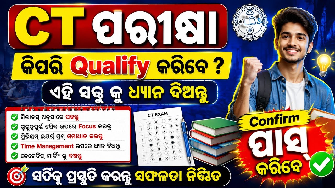 CT exam qualify marks 2026|CT exam documents need to exam hall 