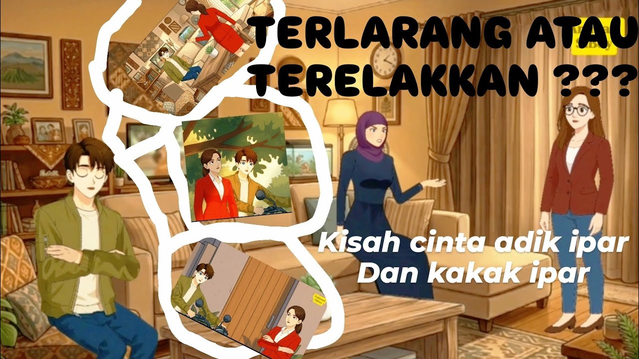 TERLARANG ATAU TERELEAKAN??? kisah cinta adik ipar Dan kakak ipar. _ Drama Animasi 