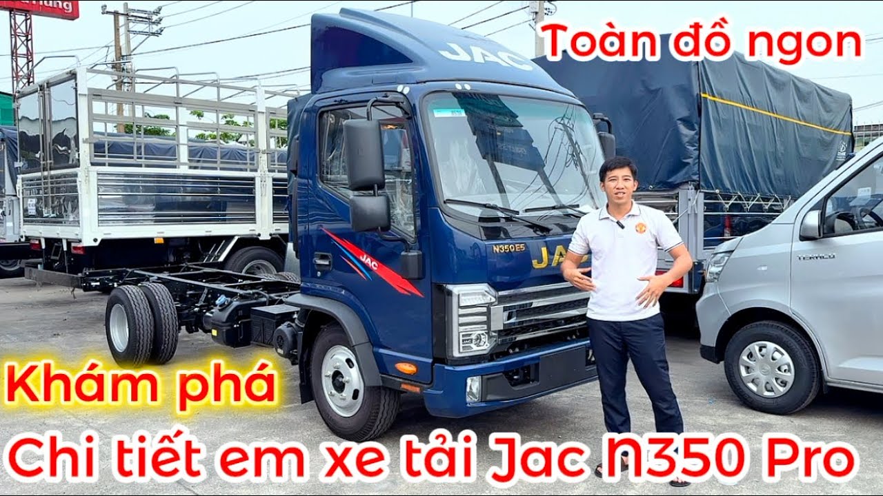 Review chi tiết xe tải Jac n350 Pro 2025 máy cummins | Xe tải Jac 3.5 tấn thùng 4.460 mét #jacn350