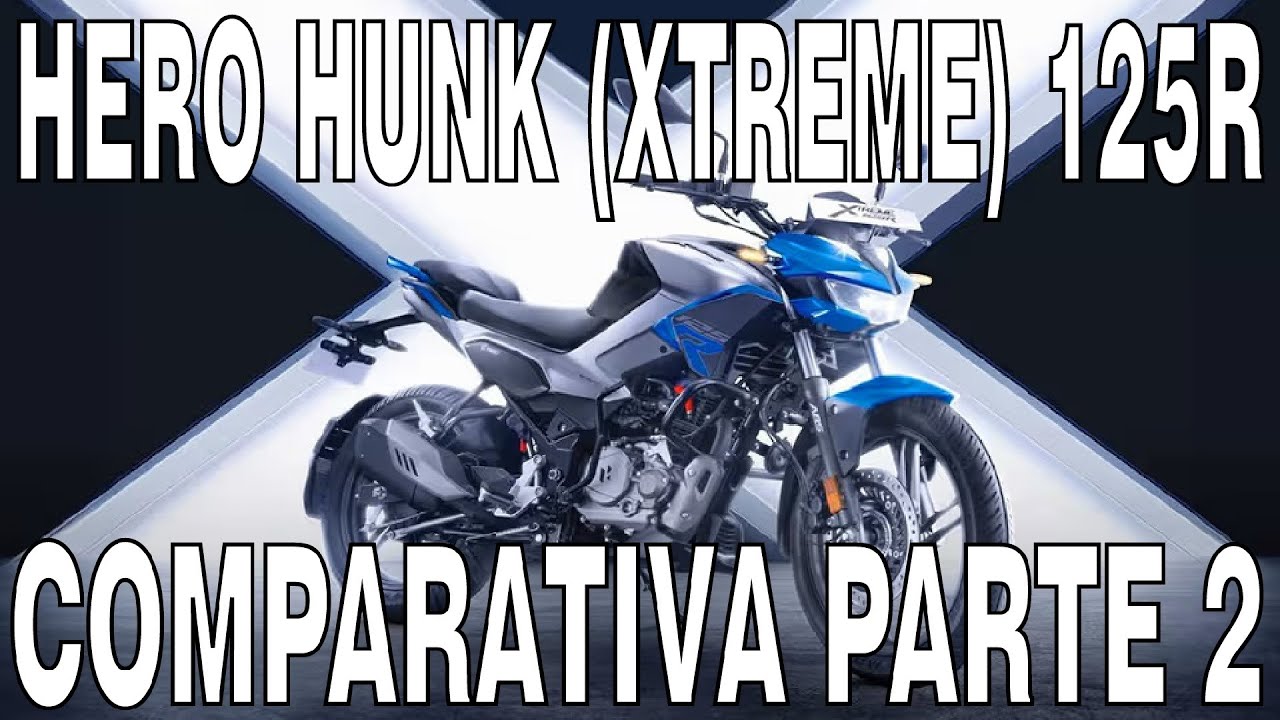 HERO HUNK 125R VS RAIDER 125 VS NS 125 VS DISCOVER 125 VS CR4 125 COMPARATIVA DE FICHAS TECNICAS