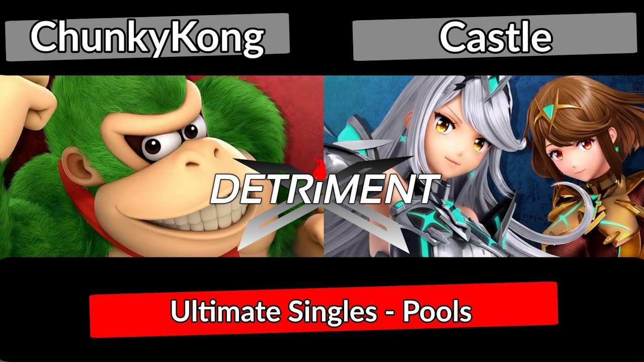 DETRiMENT 6 - ChunkyKong (Donkey Kong) vs Castle (Pythra) | Smash ultimate ssbu