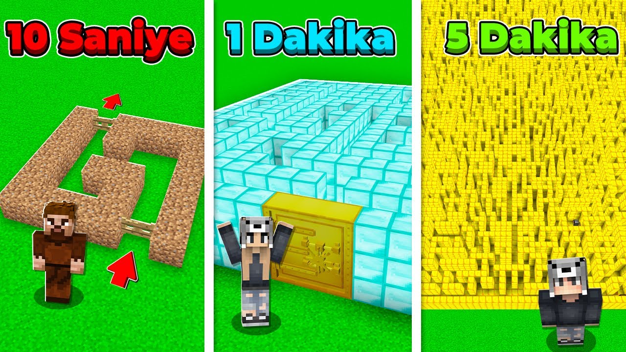 AİLECEK LABİRENT KAPIŞMASI YAPTIK 😱 - Minecraft