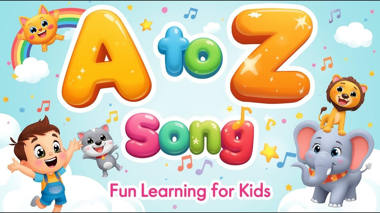 Learn ABCs A to Z 🧸 | Fun Alphabet Song for Kids