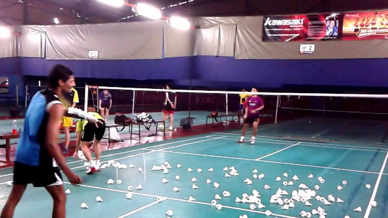 Kawasaki International Badminton Club training 77(23/12/14)