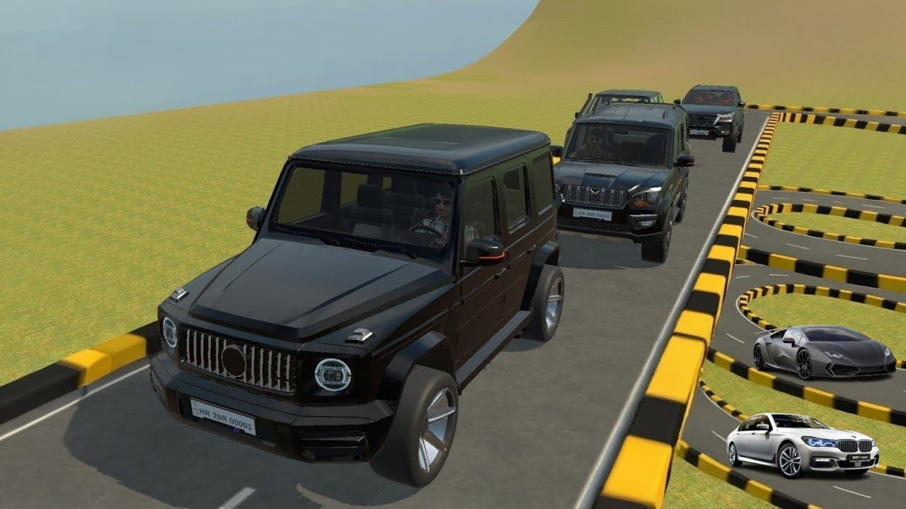 Driving $1,000,000 Convoy on Most Dangerous Road! 🛣️🔥| ( Gadi wala games ) Indian Car Simulator.