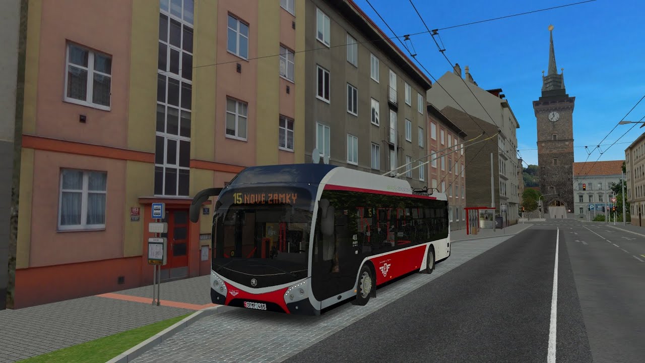 SIMT MHD | Linka 15 (NZ Zborovsk&aacute; - Nov&eacute; Z&aacute;mky) | &Scaron;koda 32Tr SOR #465 (DPMP)