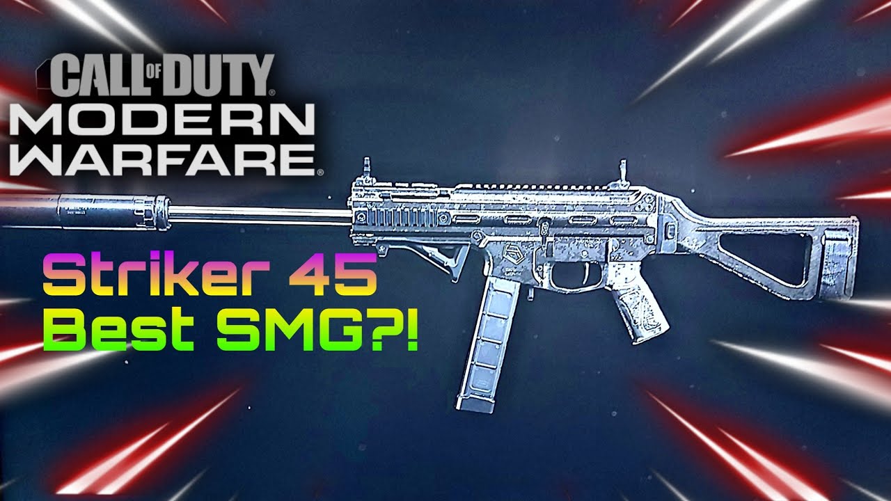Modern Warfare Series: Best Class Setup For The Striker 45!!