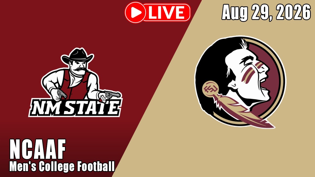 New Mexico State vs. Florida State LIVE | NCAAF Week 1 Aug 29, 2026 | Men's College Football LIVE