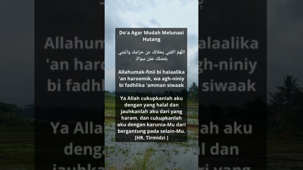DO'A AGAR MUDAH MELUNASI HUTANG