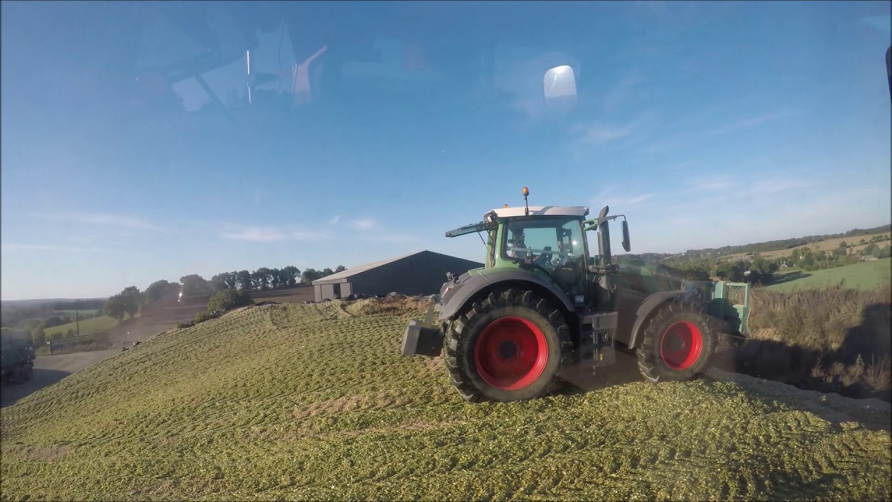 ENSILAGE XL 2018 Tassage avec FENDT 826 & 824 et CASE IH [GO PRO]